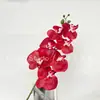 Planta de flor de simulación roja flor escena de boda al aire libre diseño decoración de interiores auditorio fábrica de flores artificiales venta al por mayor