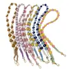 Correa de Cámara Larga Bohemia Hecha a Mano con Flores de Cuentas Flor de Margarita Lanyard para Teléfono Cadena Colgante Colorida para Mujeres
