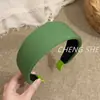 Diadema de Color Caramelo a Rayas Estilo Coreano Borde Ancho Nueva Elegante Pinza para el Cabello Simple Versátil Diadema de Gama Alta Accesorios para el Cabello