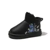 Botas de Nieve para Niños 2026 Otoño Nuevo Dibujos Animados Más Terciopelo Engrosado Zapatos de Algodón para Bebé Niños y Niñas Antideslizantes Cálidos Botines Cortos