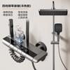 Set de Ducha con Pantalla Digital Gris Pistola Seleccionado Cuidadosamente para Baño del Hogar Caliente y Frío para Ducharse y Bañarse con Calentador de Agua
