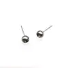 Accesorios para Aretes DIY al por Mayor Cuentas Redondas Grandes Se Pueden Incrustar con Diamantes Acero Inoxidable 316L Pines para Orejas Lindos Aretes Étnicos