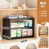 Estante de almacenamiento de escritorio, organizador de medicamentos, caja de almacenamiento de medicamentos para el hogar de gran capacidad, estante de exhibición de medicamentos en capas para uso doméstico