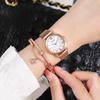 Shake Voice Live Correa Milanesa Moda Attrite Caja de Reloj Esfera Reloj Mujer en Línea Rojo Reloj Perezoso