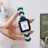 Novo Modelo Adequado para Smart Watch Iwatch8 Geração Se7/6/5/4/3/2 Pulseira de Relógio Acrílica com Combinação de Cores de Três Contas
