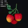 Fruta de Simulação Modelo de Vegetal Falso Estatueta Ornamento Exibição Brinquedo Infantil Decoração Adereço Seção de Maçãs de Supermercado Plástico Fotografia