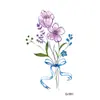 Nuevas pegatinas de tatuaje de flores pequeñas y frescas, pegatinas de tatuaje impermeables, se pueden configurar para mapa, directo de fábrica, nuevo, venta al por mayor