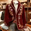 Sitio independiente transfronterizo Amazon TEME traje de pana para hombre de manga larga con doble bolsillo