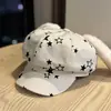 Chapéu Oitavado de Coelho Japonês Cartoon com Orelhas de Estrela para Mulheres 2026 Novo Chapéu Nuvem Faz o Rosto Parecer Menor Versátil Estilo Menina Suave Boina