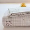 Nuevas Sábanas de Gasa Doble Capa Engrosada Individual Grado A para Maternidad e Infancia Juego de Tres Piezas para Cama Individual de Dormitorio Funda de Almohada