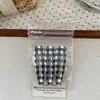 Novo estilo coreano gota d'água onda bolinhas franja de menina grampo quebra-cabeça bolsa xadrez infantil colorido clip lateral quebra-cabeça acessórios de cabelo