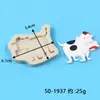 Molde para Decoración de Pasteles Colección de Animales DIY Jirafa Zorro Erizo Ardilla Fondant Chocolate Molde de Silicona