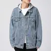 Venta al por mayor transfronteriza Sudeste Asiático mezclilla para hombre estilo coreano moderno elegante chaqueta 2026 nueva moda marca de moda abrigo de mezclilla