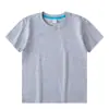 Venta al por mayor del fabricante Camisetas coloridas para niños, Camisetas de algodón peinado Cvct, Uniformes de clase de actividades de color sólido, Uniformes de grupo, Conjuntos para padres e hijos, Manga corta