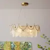 Lustre para Sala de Estar, Estilo Francês de Luxo Cremoso, Luminária Principal de Designer para Sala de Jantar, Luz para Quarto, Luminária Criativa de Flor Quente e Romântica