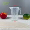 Em estoque Copo Medidor Graduado Loja de Chá de Leite Grau Alimentício 150ML Copo Medidor de Plástico Múltiplas Especificações com Tampa Cilindro Graduado Comercial Panificação