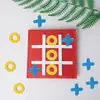 Venta al por mayor de fábrica nuevo tablero de juego de fieltro mini de nueve casillas rompecabezas infantil rompecabezas de educación temprana cuadrado tres en raya