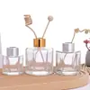 En stock botella de vidrio de aromaterapia sin fuego botella de aceite esencial botella de aromaterapia sin fuego botella de perfume para coche aromaterapia de ratán con flores secas