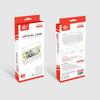Consola Switch Lite Carcasa de Cristal Switchmini Carcasa Protectora Transparente con Soporte Carcasa Anticaída Antideslizante