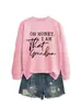 Oh Querida, Eu Sou Aquela Sudadora Casual Confortável Estilosa Feminina de Outono e Inverno da Amazon Ebay Site Independente