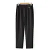 Ropa para mujeres de mediana edad y mayores, pantalones estilo mamá, nuevo y elegante para otoño de 2026, holgados, casual, talla grande, cintura alta, pantalones rectos