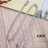 Cuerda de Nudo Plano Tejida a Mano de Jade, Cordón de Collar Fino Ajustable, Cuerda para Colgar Colgante de Jade, Venta al por Mayor