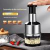 Prensa de Alho Manual Alemã, Esmagador de Alho, Amassador de Alho, Cortador de Legumes Multifuncional para Cozinha, Picador de Alho de Aço Inoxidável