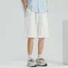 Pantalones Cortos de Algodón Puro para Hombre, Ropa Deportiva de Verano, Pantalones Finos Transpirables, Pantalones Casuales de Pierna Recta de Longitud Media, Pantalones Sueltos para Hombre