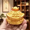 Venta Directa de Fábrica Cuenco Recolector de Tesoros Yuanbao Fuente de Riqueza Giratorio Sala de Estar Tienda Atracción de Riqueza Regalo de Apertura Adorno de Aleación