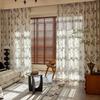 Cortina de Gasa Estilo Chino Estilo Antiguo Nuevo Estilo Estancia en Casa Estudio Sala de Té Estilo Zen Tinta de Bambú Semisombreado Lino Mosquitera