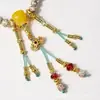 Pulsera Budista Original de Estrella y Luna con Cuentas de Oración para Mujer, Nuevo Diseño Versátil Estilo Chino