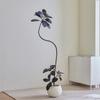 Lámpara de jardinería nórdica de lujo para sala de estar interior, maceta grande de alta gama, lámpara de lujo biónica, adornos de plantas de árbol falso, simulación verde