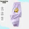 Calça anti-mosquito Hakimi de desenho animado para meninos e meninas, estilo fino de verão, roupa de verão infantil, calça infantil de seda gelada com toque fresco