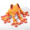Impresión 3D Adornos Magnéticos de Rana Rana Arborícola Calcomanías para Refrigerador Modelo de Rana Pequeña Juguetes para Descompresión para Niños Caperucita Roja Libro Mismo