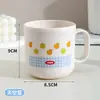 Taza Linda para Enjuague Bucal Mengqu Taza para Lavar Taza para Cepillo de Dientes Tazas de Pareja Taza de Dientes Taza con Soporte para Cepillo de Dientes Cepillo de Dientes Antimoho Antibacteriano