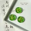 Serie Roja y Verde de Oso y Estrella de Vid Checa Doméstica Mariposa Hecha a Mano Capullo de Flor Oro Pintado Materiales y Accesorios para Pulsera DIY