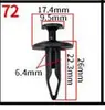 Adecuado para todos los series de automóviles, accesorios de hebilla de coche, hebilla de panel de puerta de expansión de parachoques de panel de puerta completo