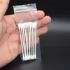 Pacote Pequeno de Cotonetes, 10 Peças, Cotonetes de Algodão Portáteis Descartáveis de Dupla Ponta, Palitos de Papel para Limpeza de Ouvido e Banho, Palitos de Cola, Cotonetes para Remoção de Maquiagem