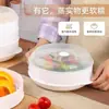 Vaporera para Microondas Utensilio Especial Contenedor Calentador Bol Vaporizador Plástico Panes al Vapor Olla Arrocera Casera Caja Vaporera para Arrocera