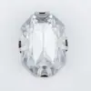 Taladro de garra octagonal rectangular de acrílico de 10*14MM taladro para coser a mano accesorios para vestidos de novia DIY materiales hechos a mano