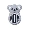Fábrica em estoque contas de silicone Apple animal de desenho animado vaca contas soltas DIY manual caneta de contas contas de silicone atacado