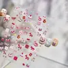Adesivos Tomoni Finos e Resistentes para Nail Art Populares no Xiaohongshu Adesivos Doces para Unhas Adesivos de Cisne e Pônei Acessórios para Nail Art
