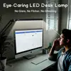Luminária de Piano Longa Dobrável para Proteção dos Olhos para Quarto, Estudo, Leitura, Luminária de Luz Suave, Fixação em Mesa, Bancada com Braço Longo