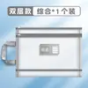 Bolsa de Arquivo Transparente de Camada Dupla da Mesma Cor para Livro Didático Bolsa de Lição de Casa Bolsa de Matéria Estudante do Ensino Fundamental Impressa Espessada Abertura Grande