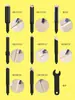 Cuchillo de tallado eléctrico para carpintería Okeway Máquina de tallado Talla de madera Talla de raíces Herramientas de carpintero Cincel Máquina de tallado Placa