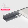Aleación de aluminio borde de espina de pescado tira de borde para piso de madera extremadamente estrecha tira de borde para baldosa cerámica tira de borde para pared de fondo flexible fabricantes
