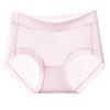 Nicotinamida 10A ropa interior antibacterial para dama sin costuras de seda de hielo pantalones tipo máscara sensación de desnudez no aprieta cadera cintura calzones mujeres