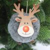 Pingente de Árvore de Natal Alce Decoração de Natal Pingente de Decoração de Árvore de Natal Pequeno Cervo Pendurado Novos Acessórios de Natal