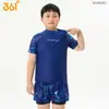 361 Roupa de Banho Infantil Meninos Adolescentes Crianças Gordas Solta Tamanho Grande Média e Grande Crianças Fato de Banho Dividido para Menino