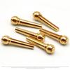 Extensión de poste de cuerda de latón macizo para guitarra folk, paquete de 6